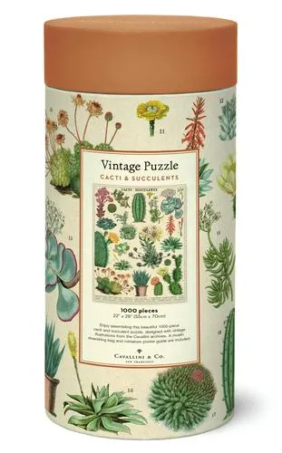  Cacti & Succulents  - 1000-Piece Puzzle